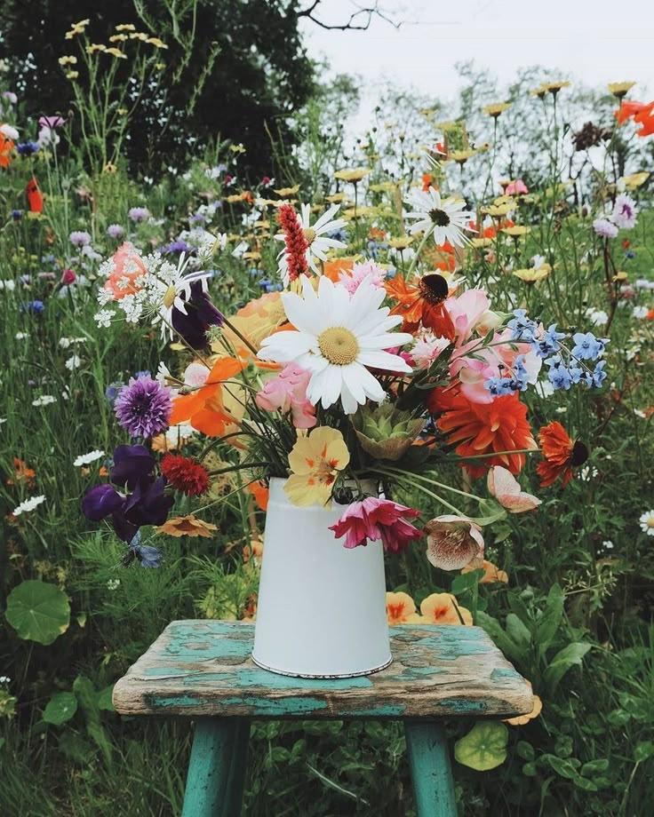 MeadowBeaconHub workshop space where corporate flower arrangements are designed and prepared for business delivery